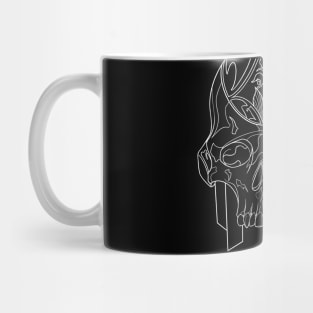 Dragoon Skull Black Mug